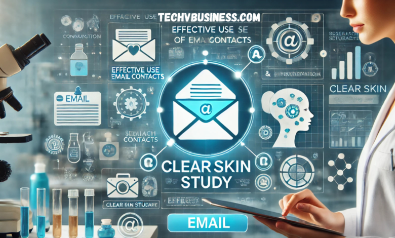 emails contacts clearskinstudy